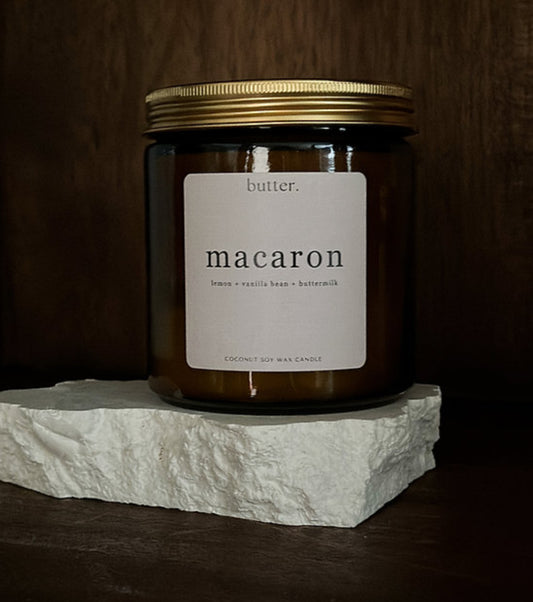 Butter Macaron Candle 380g
