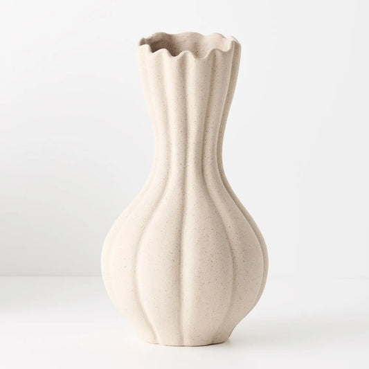 Floral Interiors Hana Vase Sand