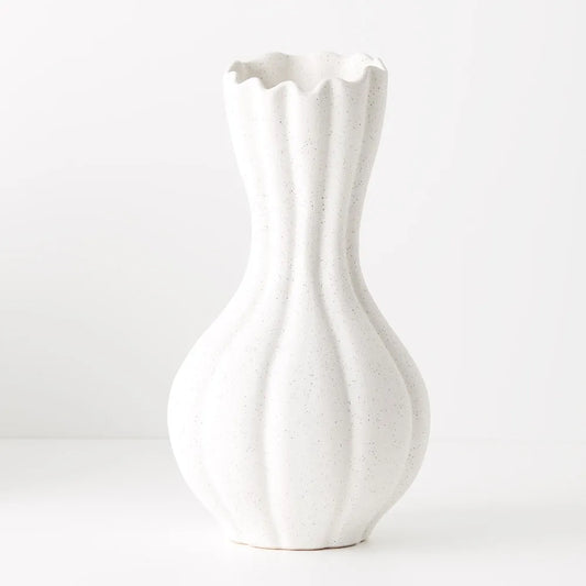 Floral Interiors Hana Vase White