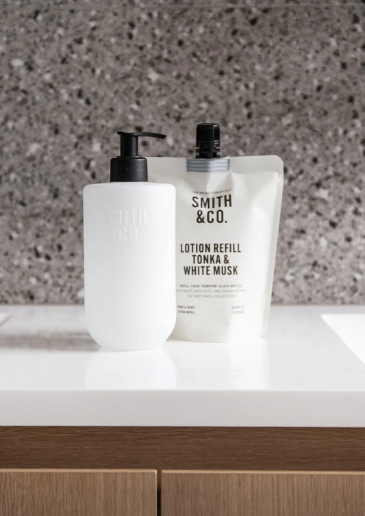Smith & Co Tonka & White Musk Lotion Refill 400ml