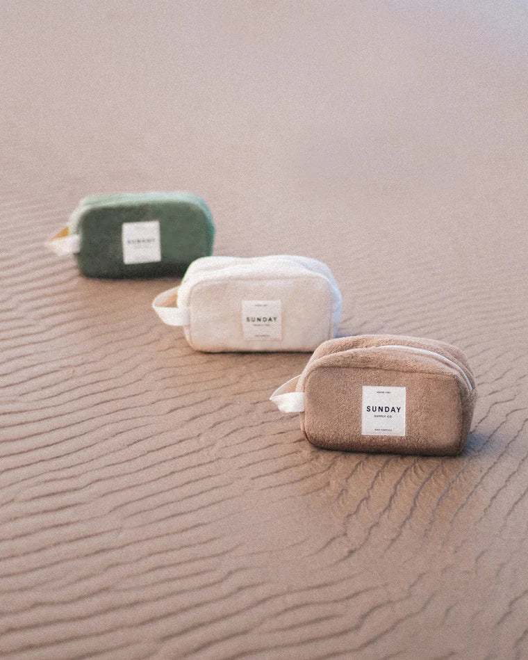 Sundays Supply Co Husk Towelling Accessories Pouch