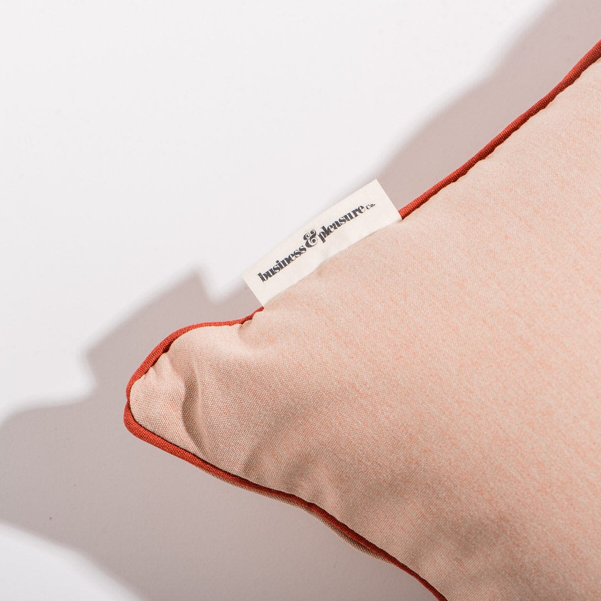 Business & Pleasure THE SMALL SQUARE THROW PILLOW - RIVIE PINK