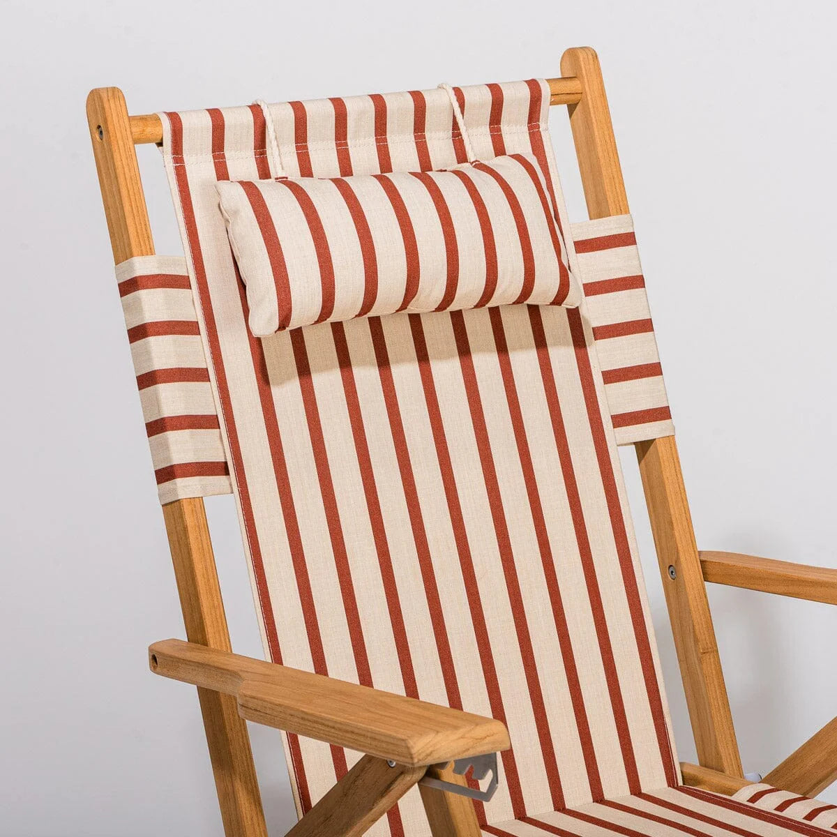 Business & Pleasure THE TOMMY CHAIR - TEAK NATURAL - MONACO LE SIRENUSE STRIPE