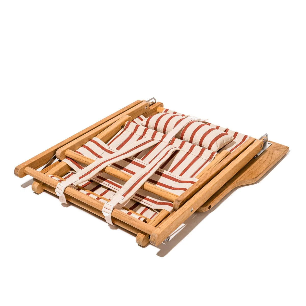 Business & Pleasure THE TOMMY CHAIR - TEAK NATURAL - MONACO LE SIRENUSE STRIPE