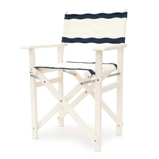 Business & Pleasure THE DIRECTORS CHAIR - TABLE HEIGHT - RIVIE WHITE