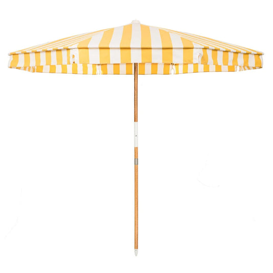 Business & Pleasure THE AMALFI UMBRELLA - CREW MIMOSA YELLOW STRIPE