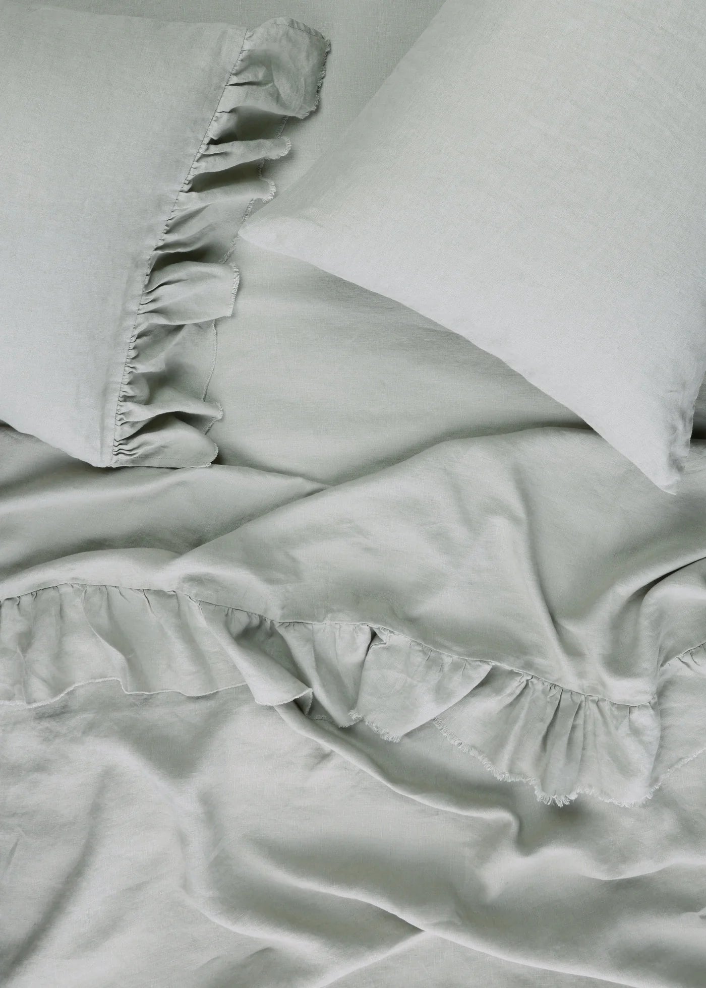 Society Of Wanderers Pistachio Flat Sheet King