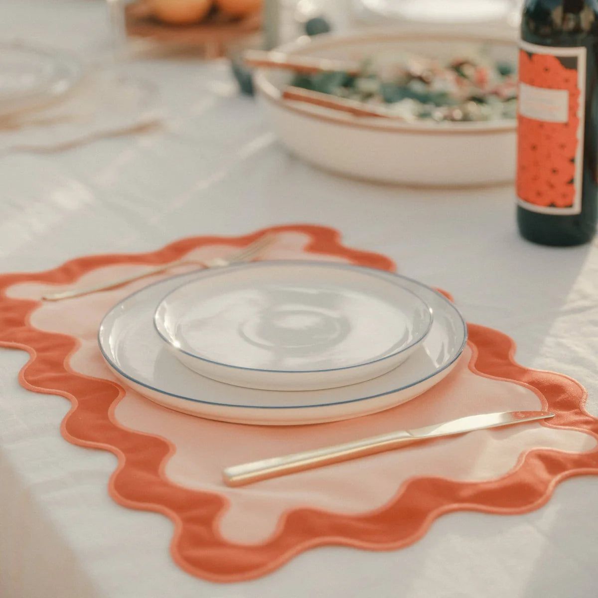 Business & Pleasure THE PLACEMAT - RIVIE PINK - SET OF 4