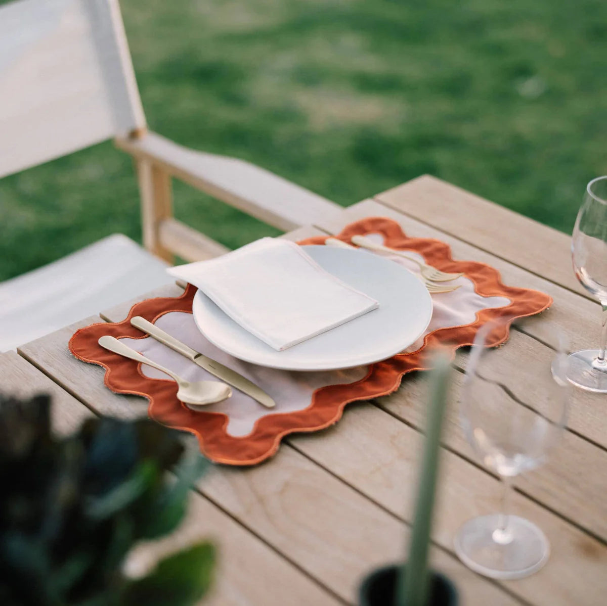 Business & Pleasure THE PLACEMAT - RIVIE PINK - SET OF 4