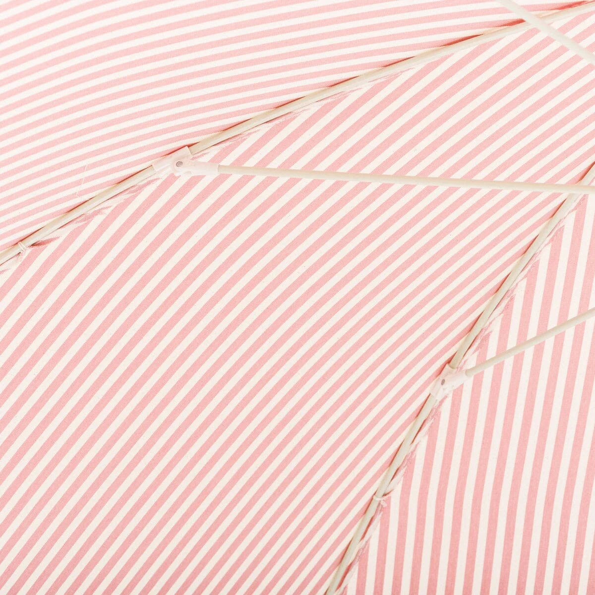 Business & Pleasure THE RIO FRINGED UMBRELLA - LAUREN'S PINK STRIPE