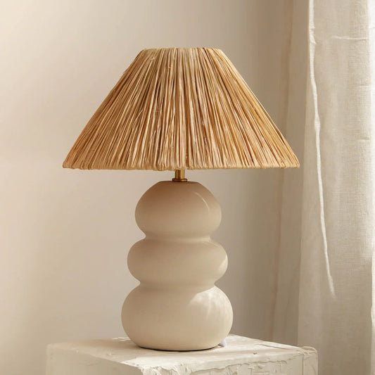 Paola & Joy Sofia Raffia Table Lamp