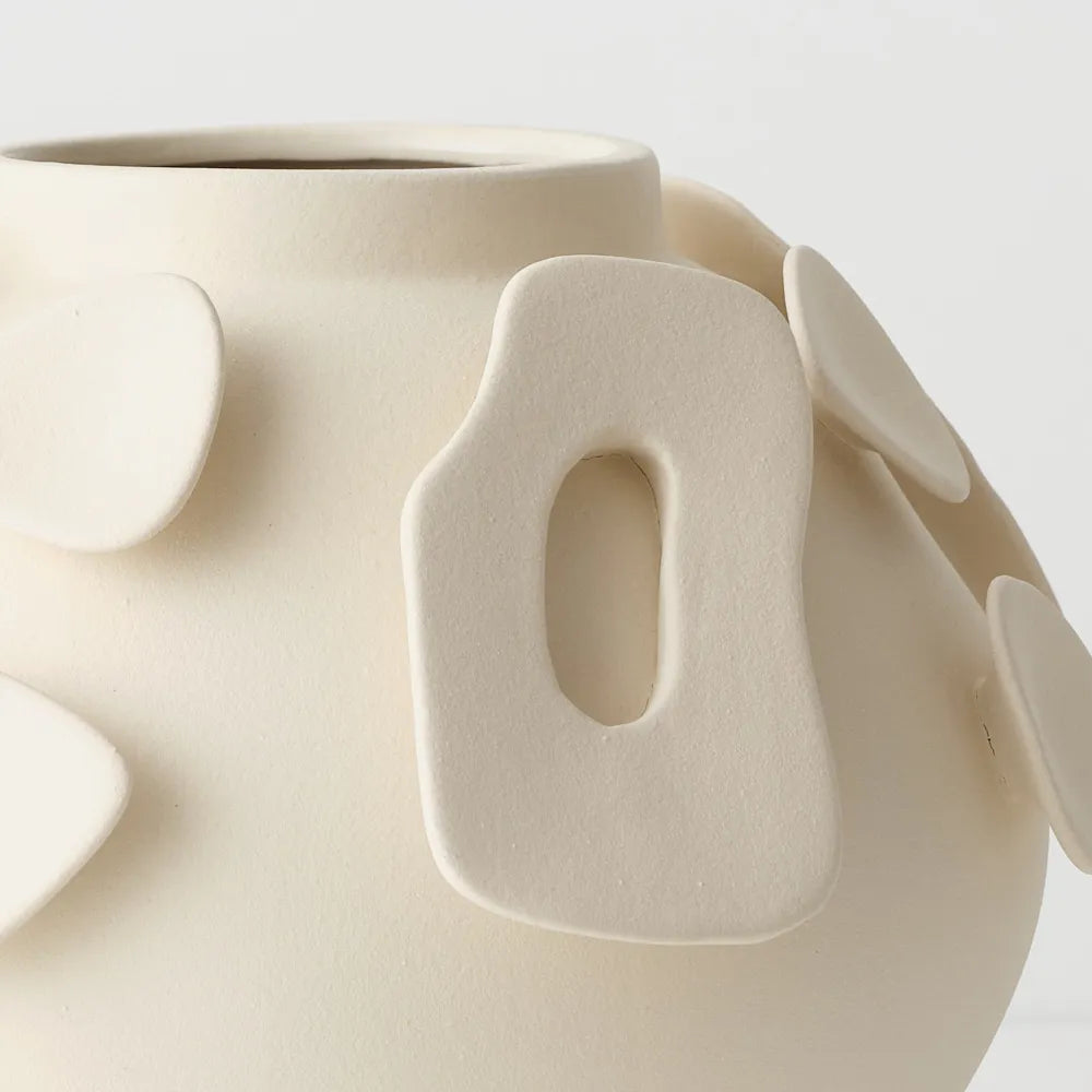 Floral Interiors Skagen Vase Ivory