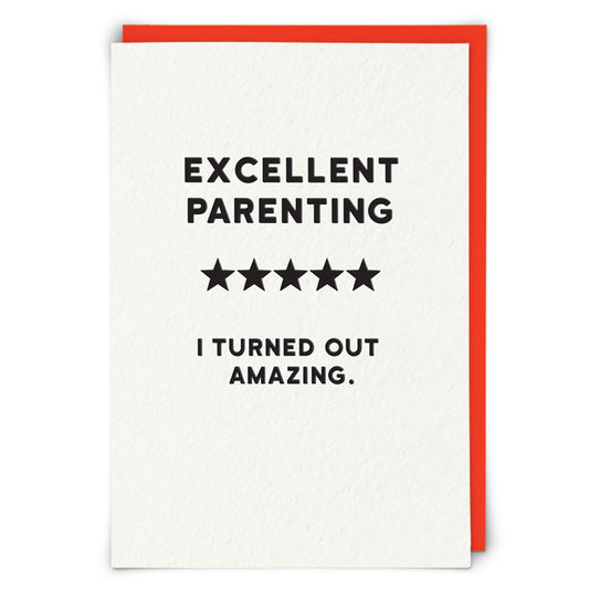 Redback Greeting Card -Parenting