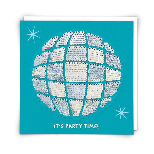 Redback Greeting Card -Disco Ball