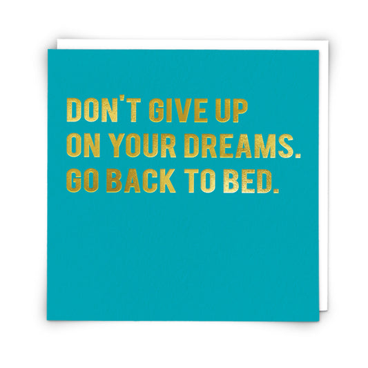 Redback Greeting Card-Dreams