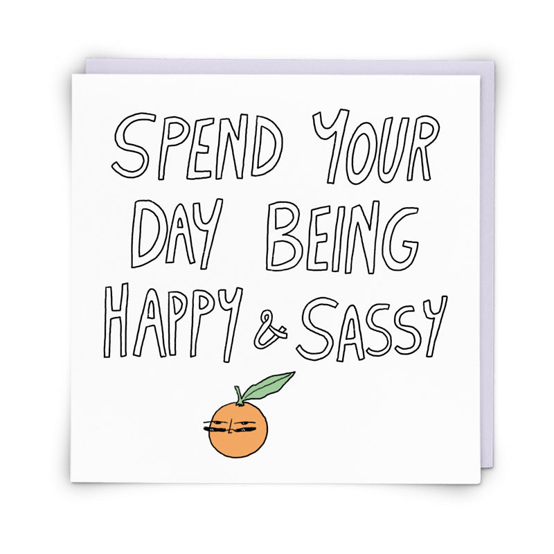Redback Greeting Card -Sassy