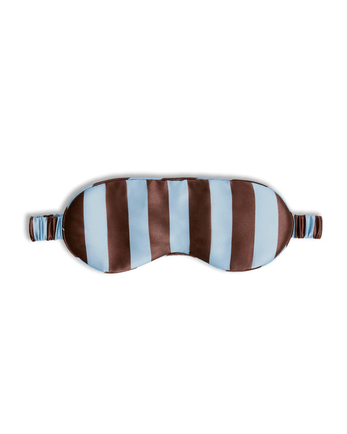 Hommey Silk Eye Mask -Iced Chocolate Stripe