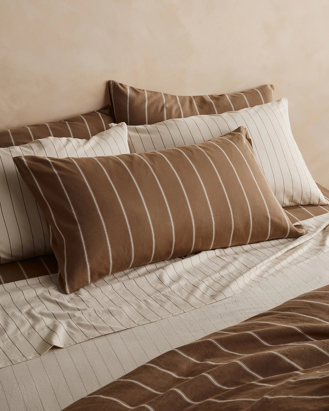 Hommey Caramel Standard Pillowcase Set 2
