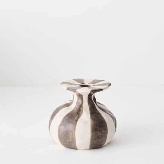 Floral Interiors Oreio Vase Chocolate