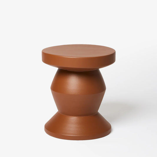 Bonnie & Neil Pedestal Side Table Chocolate