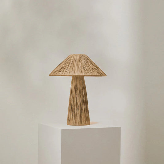 Indigo Love Ourea Raffia Table Lamp