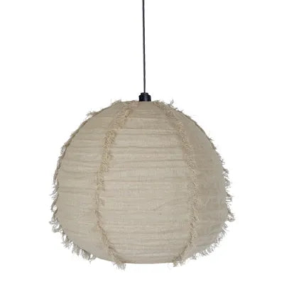MRD HOME Nendo Linen Pendant Natural Small