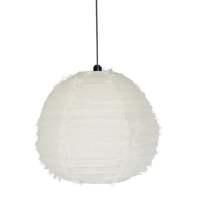 MRD HOME Nendo Linen Pendant White Small