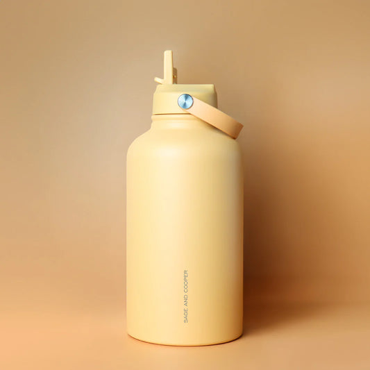 Sage & Cooper Insulated Drink Bottle Peach 1.8L