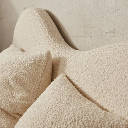 Mcmullin Curved Bedhead Ivory Queen