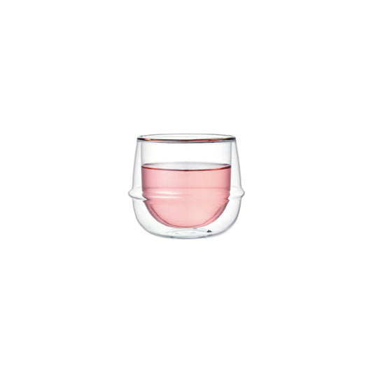 Kinto Kronos Double Wall Wine Glass