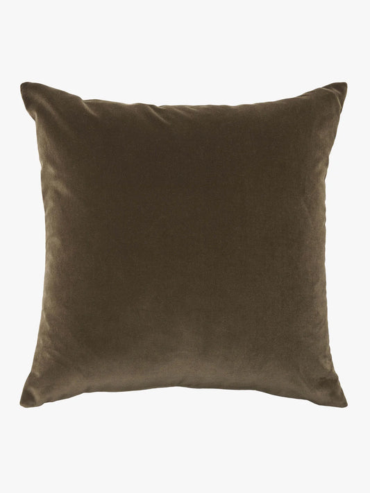 LM Home Etro Olive Velvet Cushion 60cm